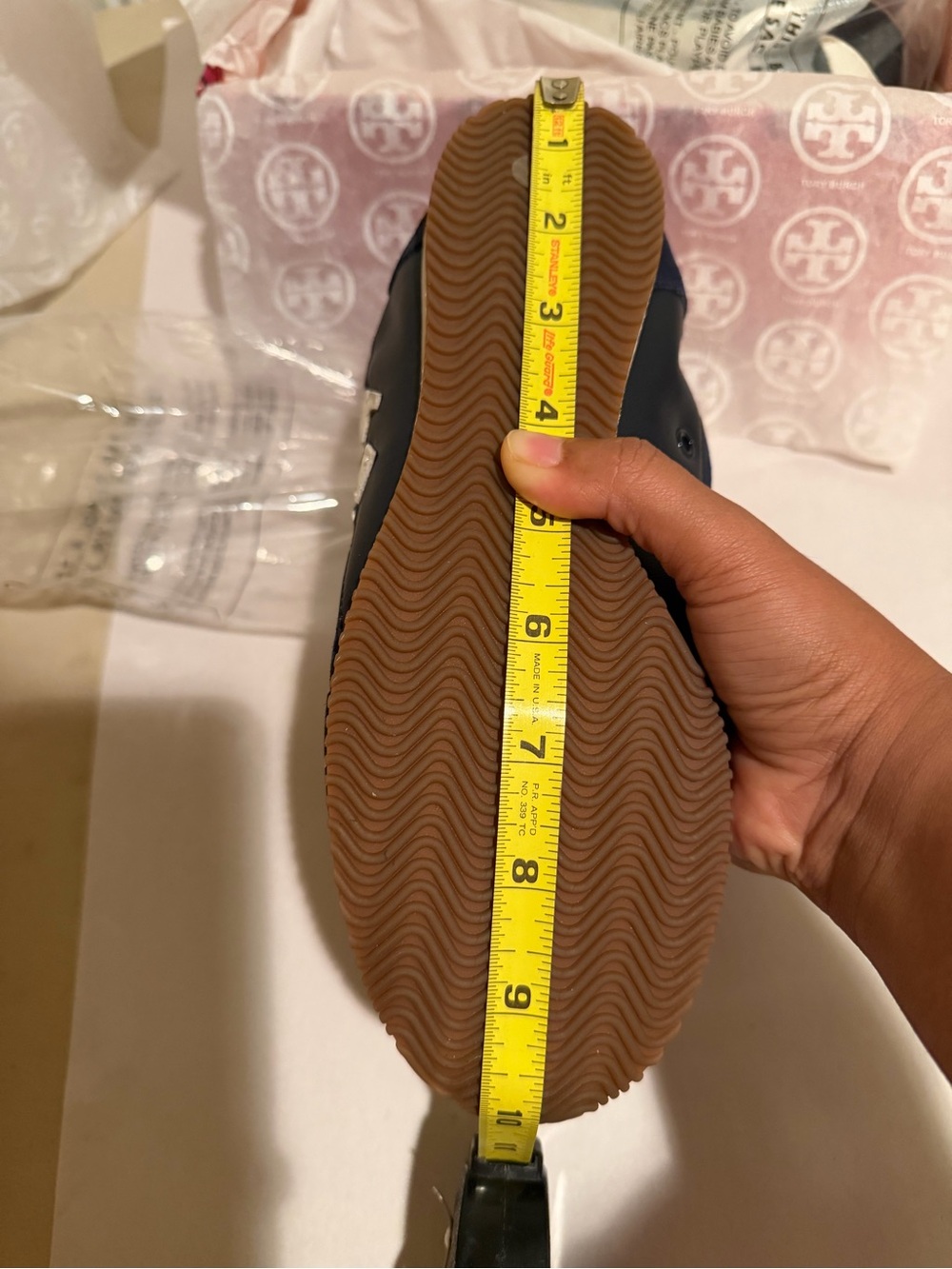 Tory Burch leather sneaker - Picture 7 of 8